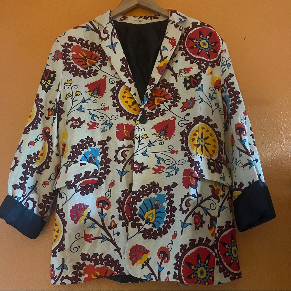 American Vintage Multicolor Patterned Blazer